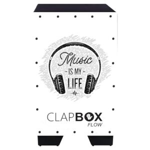 Clapbox Flow Cajon CB-FLW9 (Music Is Life)