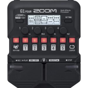 Zoom G1 Four Guitar Multi-Effects Expression Pedal