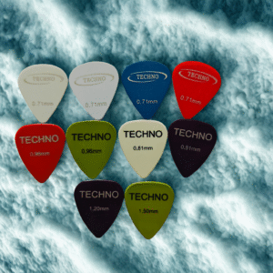 Instrumentwala Guitar Picks 0.71mm 0.81mm 0.96mm 1.20mm 1.50mm (Pack of 10)