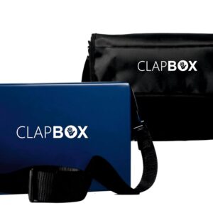 Clapbox Lap Cajon - with Bag & Strap, Blue
