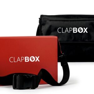 Clapbox Lap Cajon - with Bag & Strap, Red