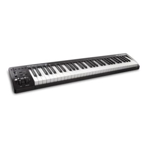 M-Audio Keystation 61MK3 | 61-Key USB MIDI Keyboard Controller with Pitch/Modulation Wheels, Free App Lessons and Software Production Suite